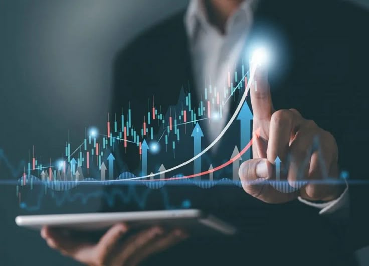 The stock market rises